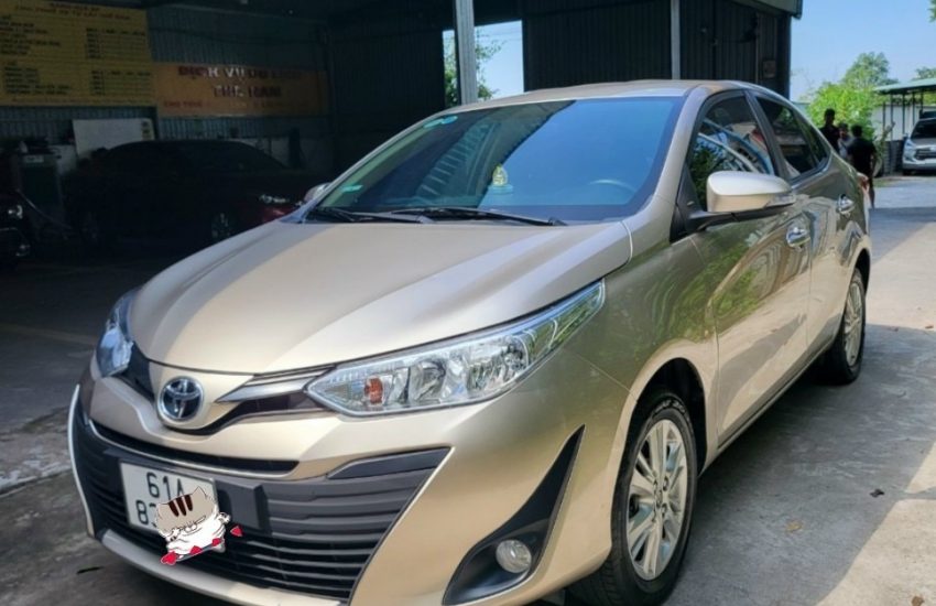 Bán xe Toyota Vios 2020 nâu vàng